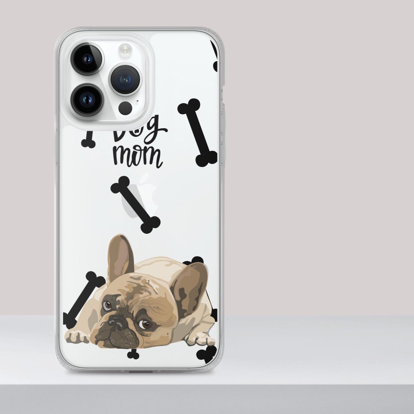 Dog Mom, Perfect Mom Gift, Clear Case for iPhone®