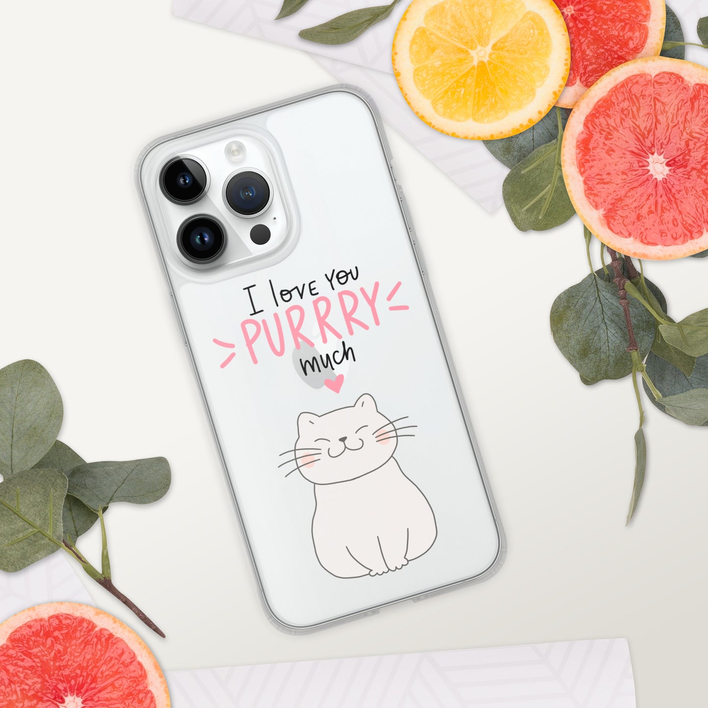 Funny, Cute Cat Clear Case for iPhone®, Perfect Gifts for Cat Lovers