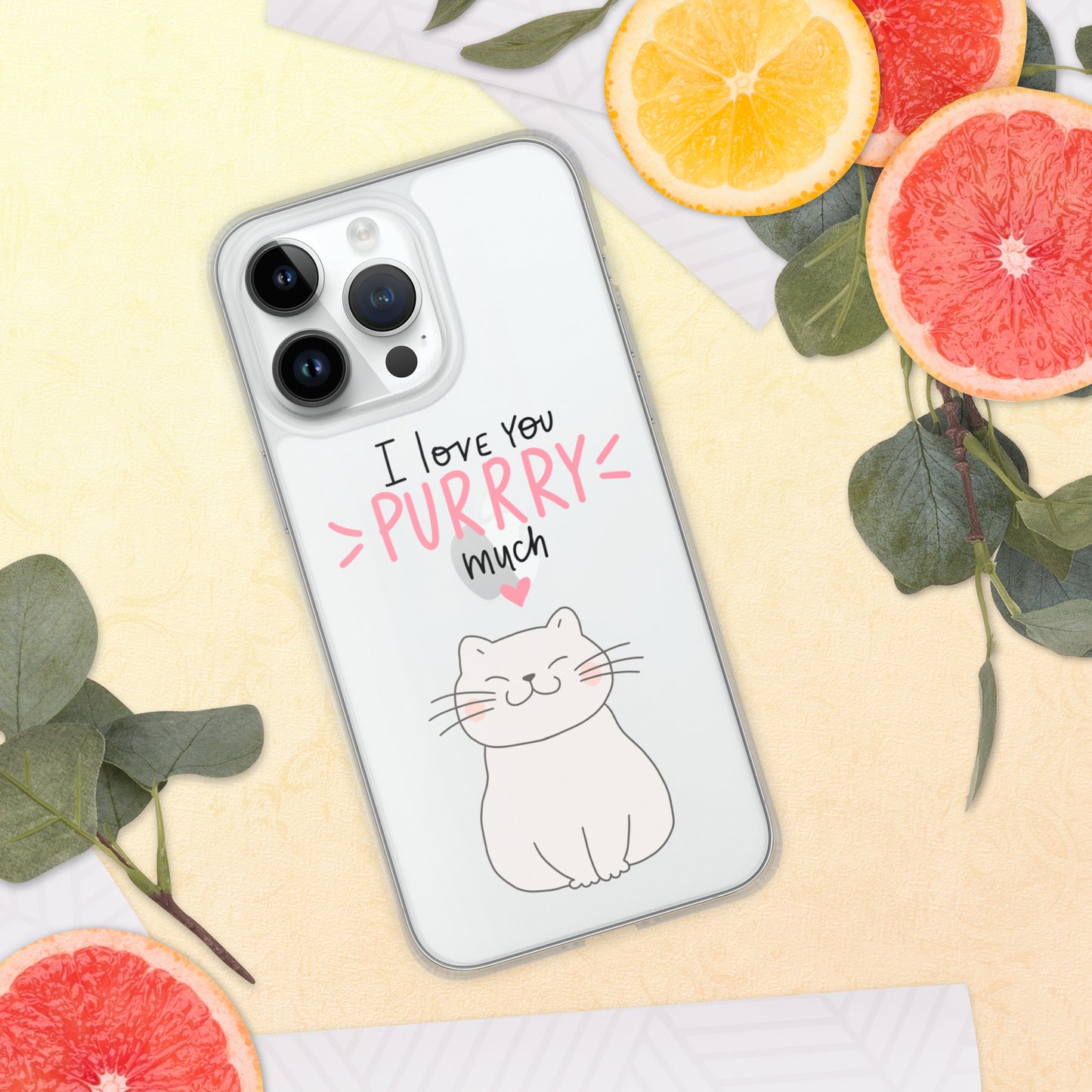 Funny, Cute Cat Clear Case for iPhone®, Perfect Gifts for Cat Lovers