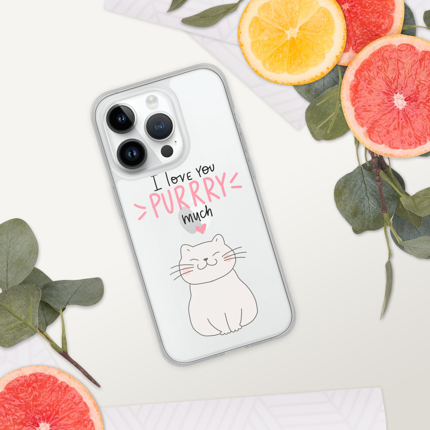 Funny, Cute Cat Clear Case for iPhone®, Perfect Gifts for Cat Lovers