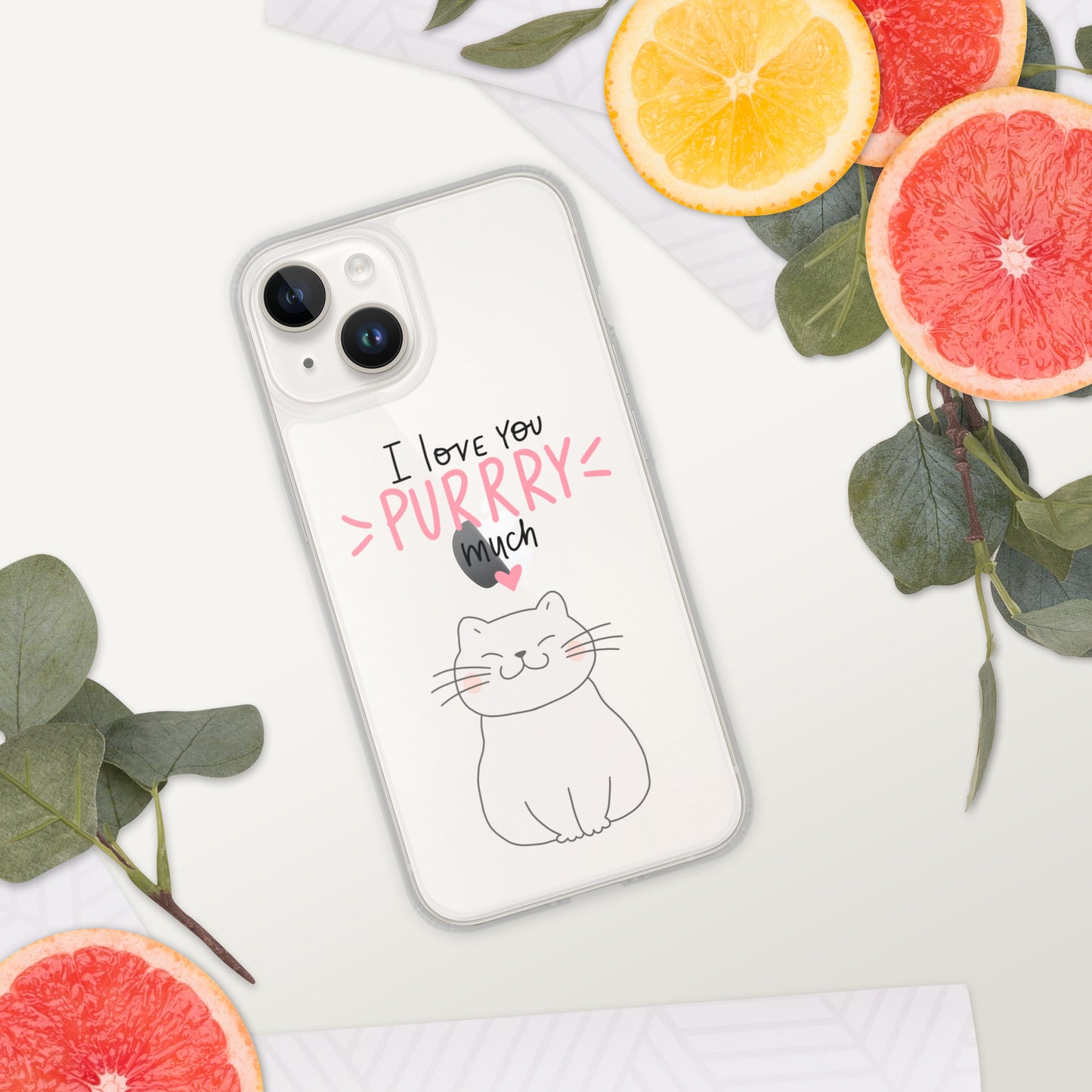 Funny, Cute Cat Clear Case for iPhone®, Perfect Gifts for Cat Lovers