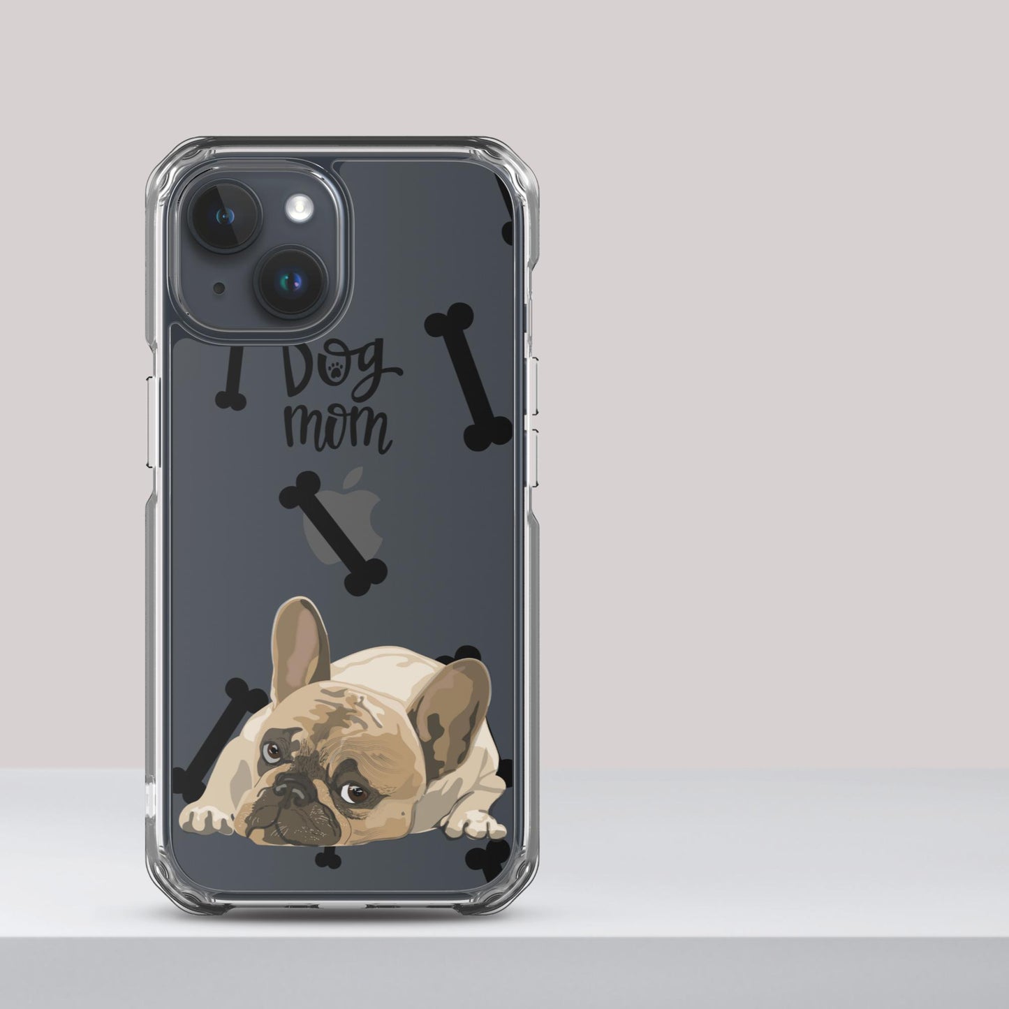 Dog Mom, Perfect Mom Gift, Clear Case for iPhone®