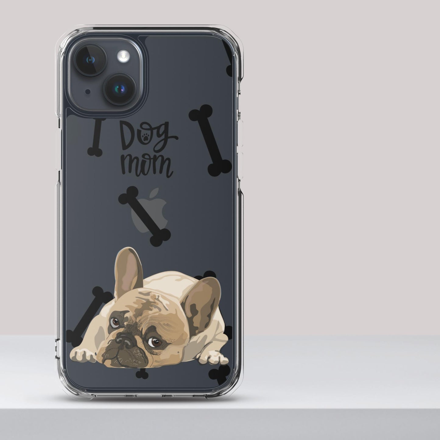 Dog Mom, Perfect Mom Gift, Clear Case for iPhone®