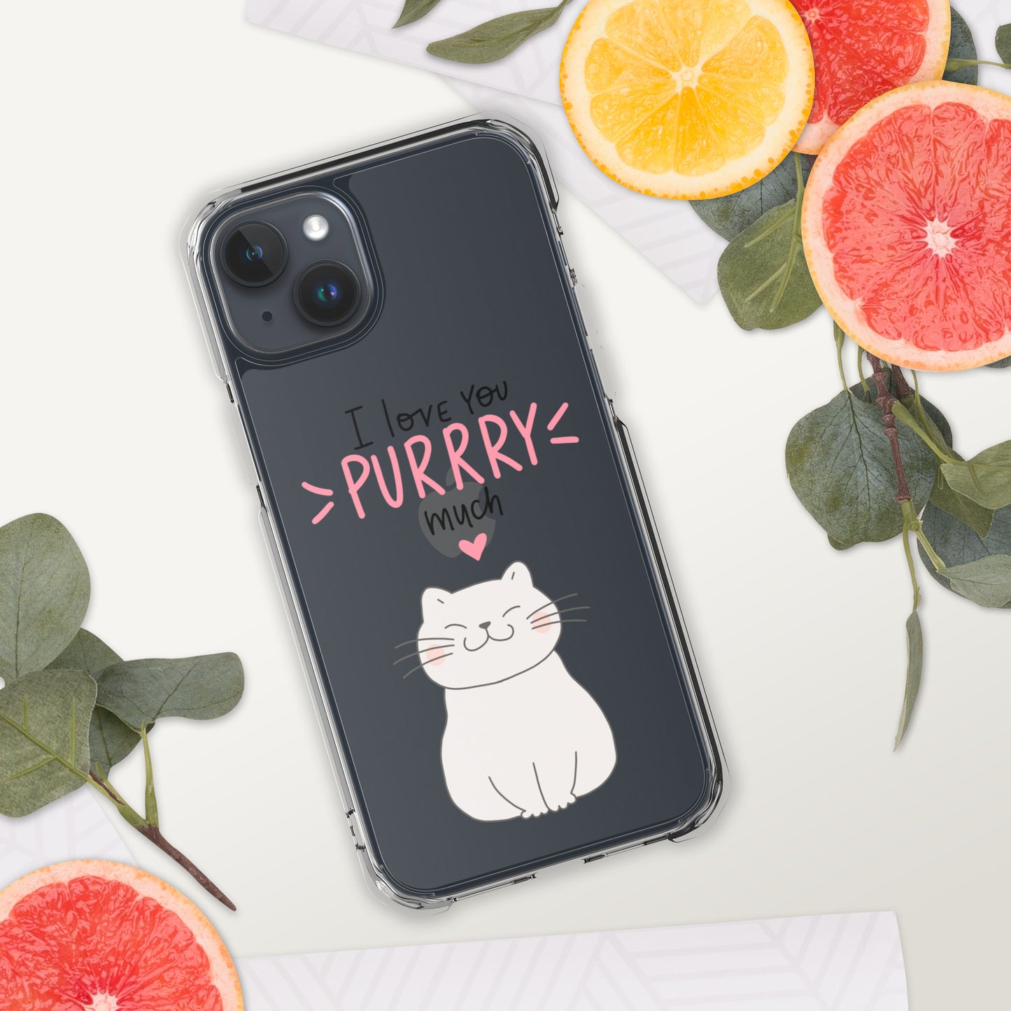 Funny, Cute Cat Clear Case for iPhone®, Perfect Gifts for Cat Lovers