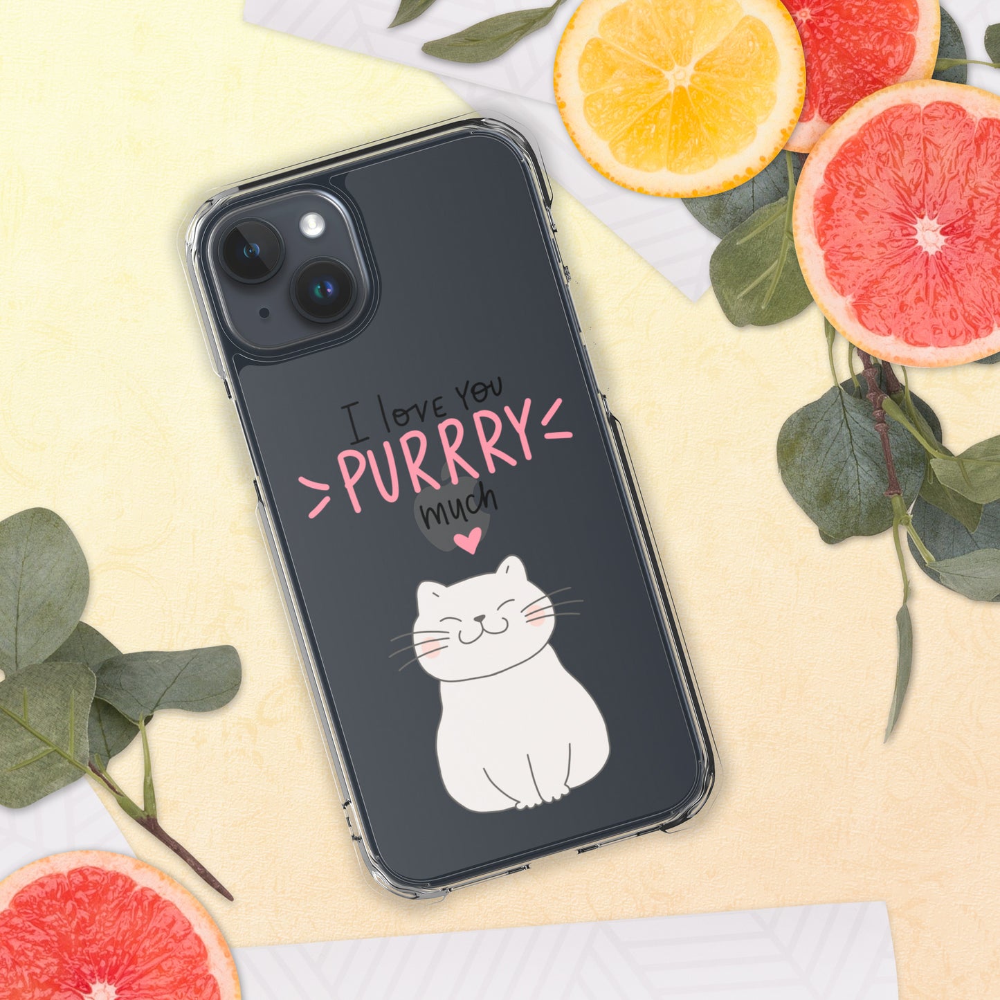 Funny, Cute Cat Clear Case for iPhone®, Perfect Gifts for Cat Lovers