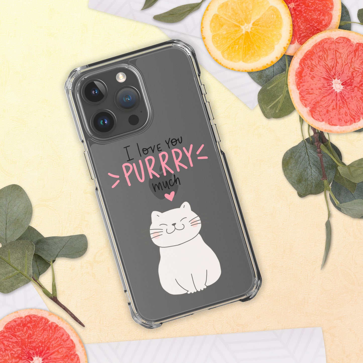 Funny, Cute Cat Clear Case for iPhone®, Perfect Gifts for Cat Lovers