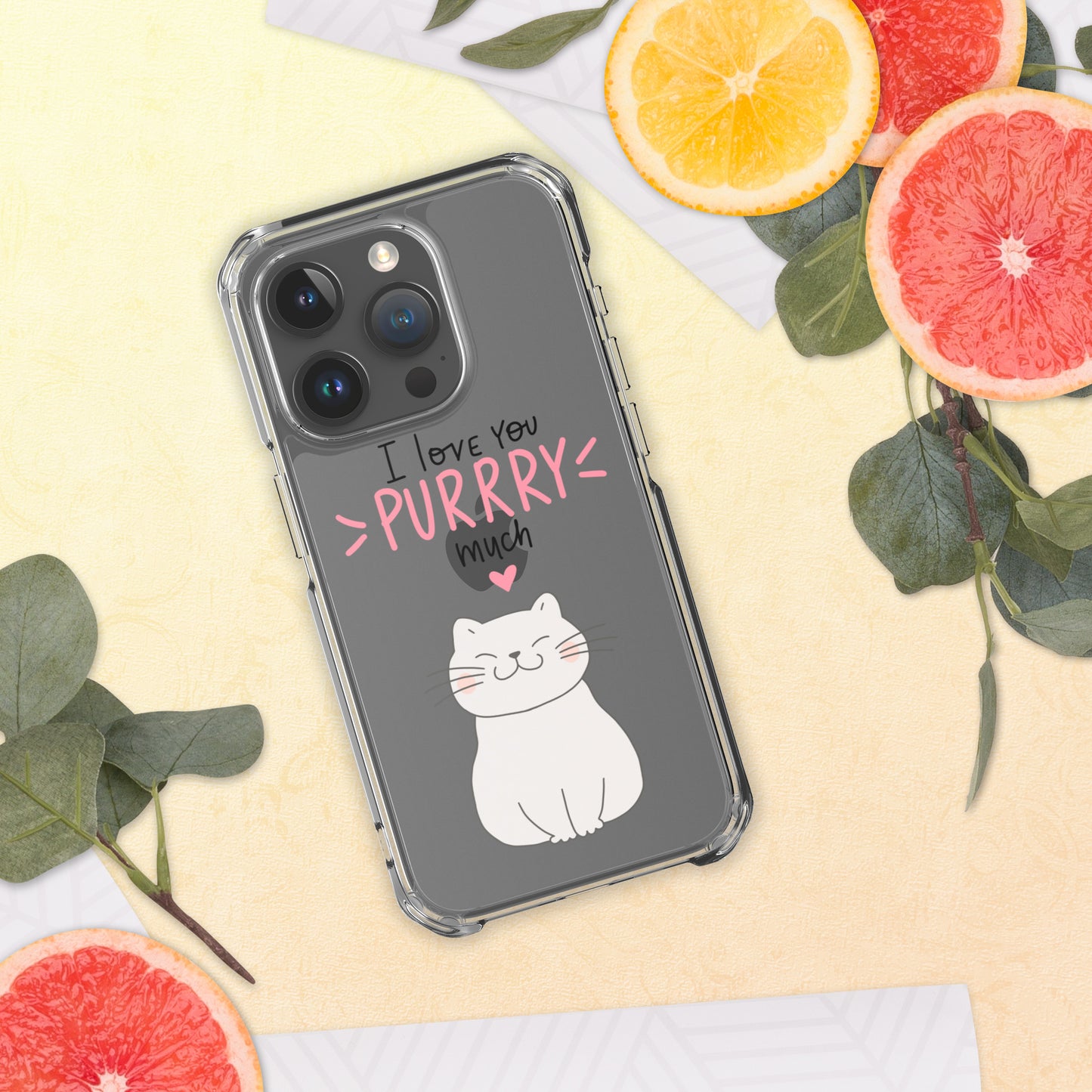 Funny, Cute Cat Clear Case for iPhone®, Perfect Gifts for Cat Lovers