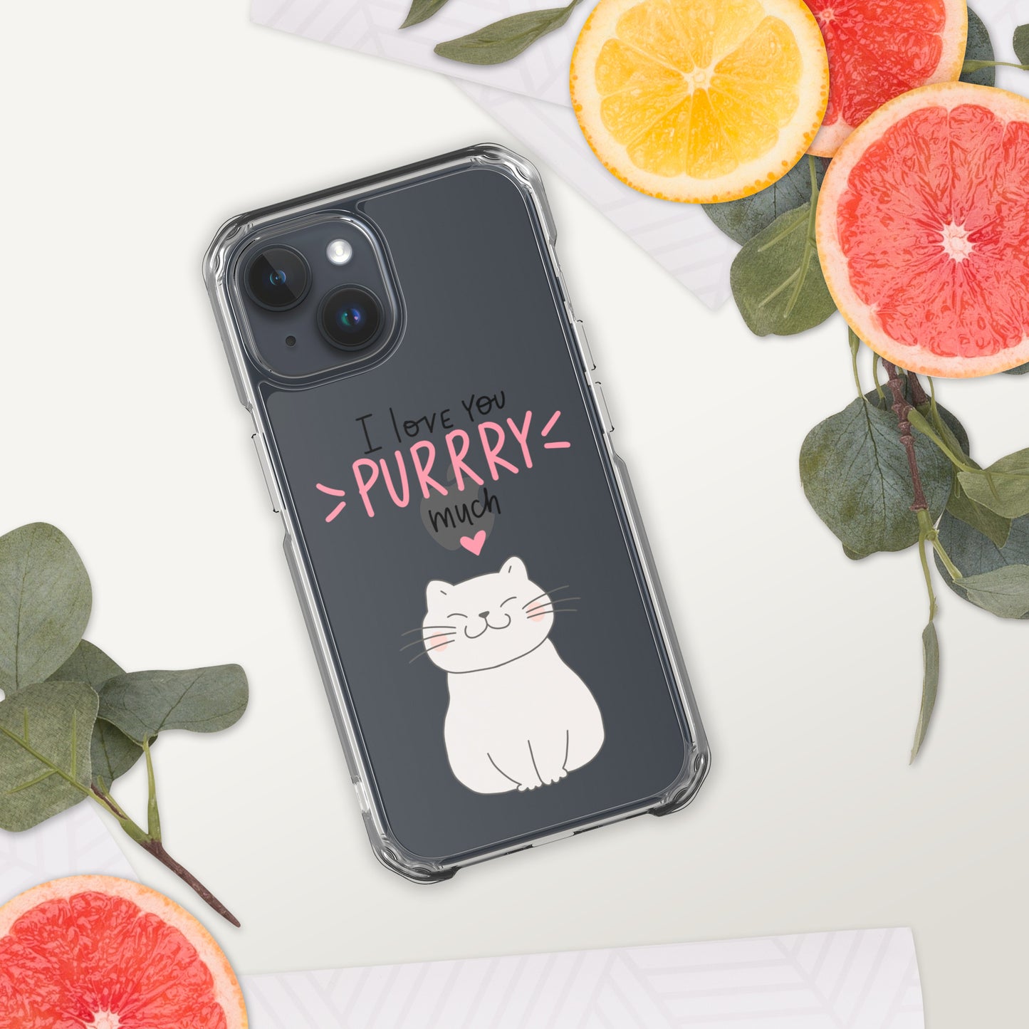 Funny, Cute Cat Clear Case for iPhone®, Perfect Gifts for Cat Lovers