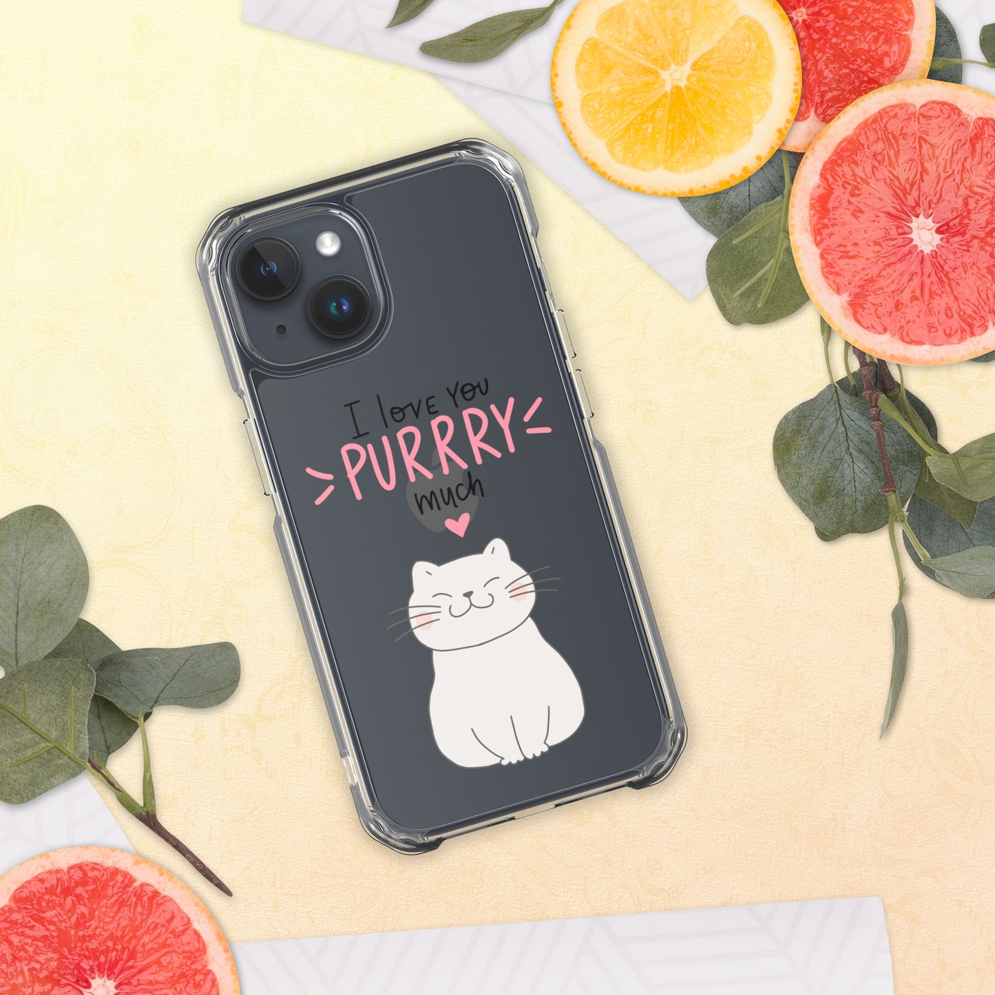 Funny, Cute Cat Clear Case for iPhone®, Perfect Gifts for Cat Lovers