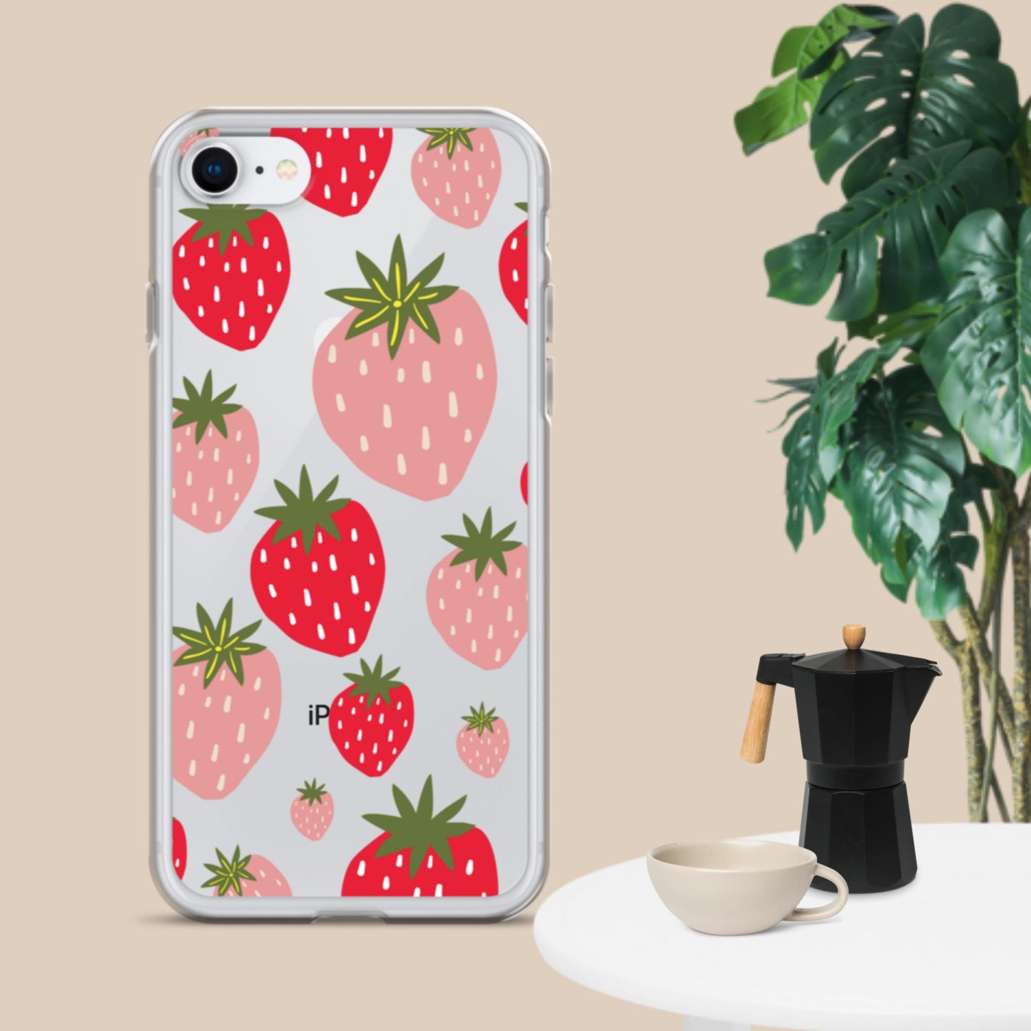 Women's Strawberry Clear Case for iPhone®