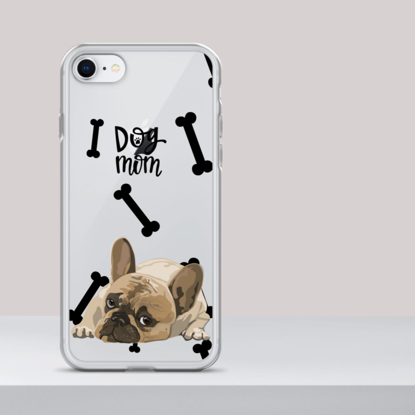 Dog Mom, Perfect Mom Gift, Clear Case for iPhone®