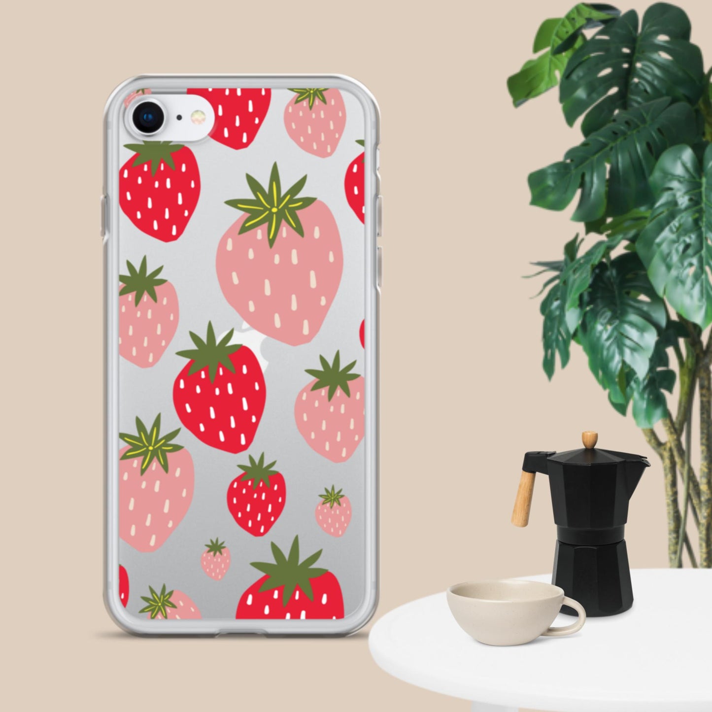 Women's Strawberry Clear Case for iPhone®