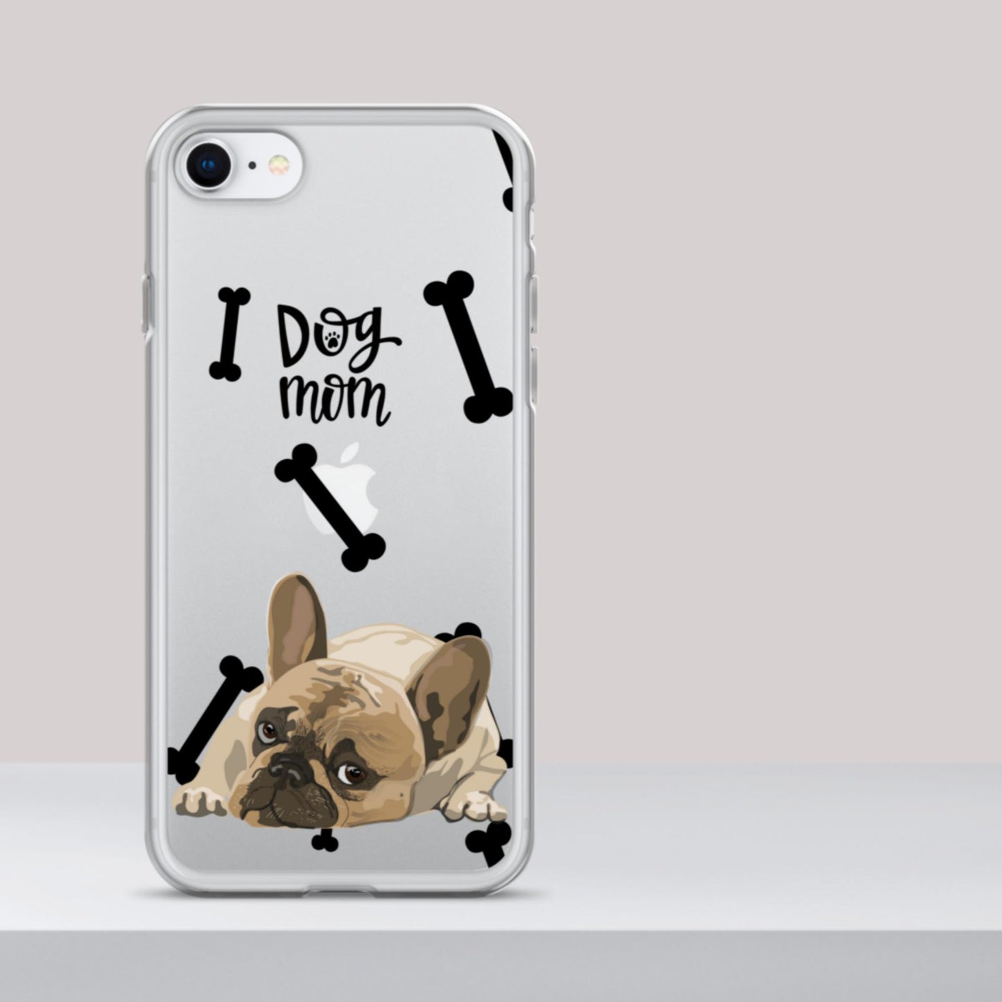 Dog Mom, Perfect Mom Gift, Clear Case for iPhone®