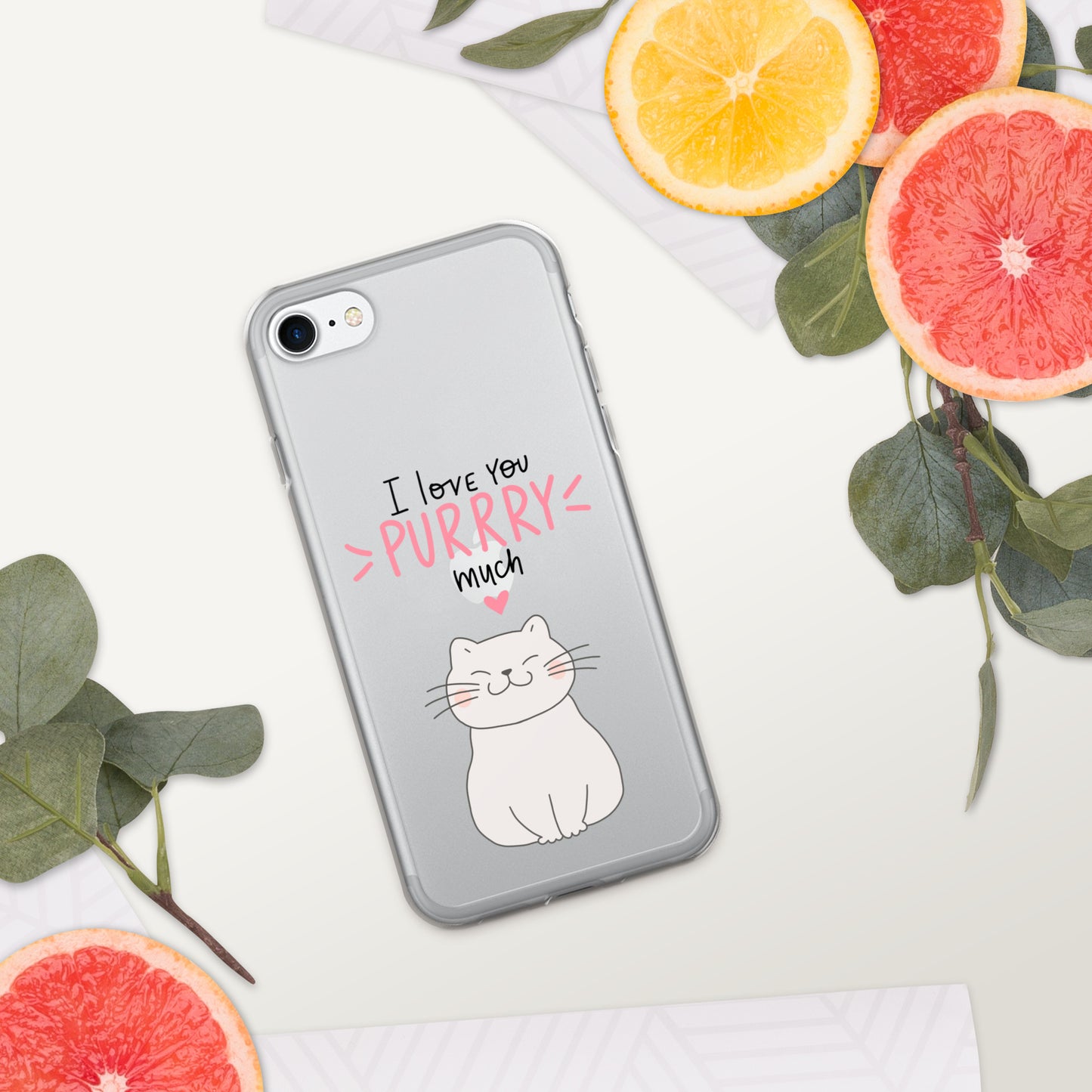 Funny, Cute Cat Clear Case for iPhone®, Perfect Gifts for Cat Lovers