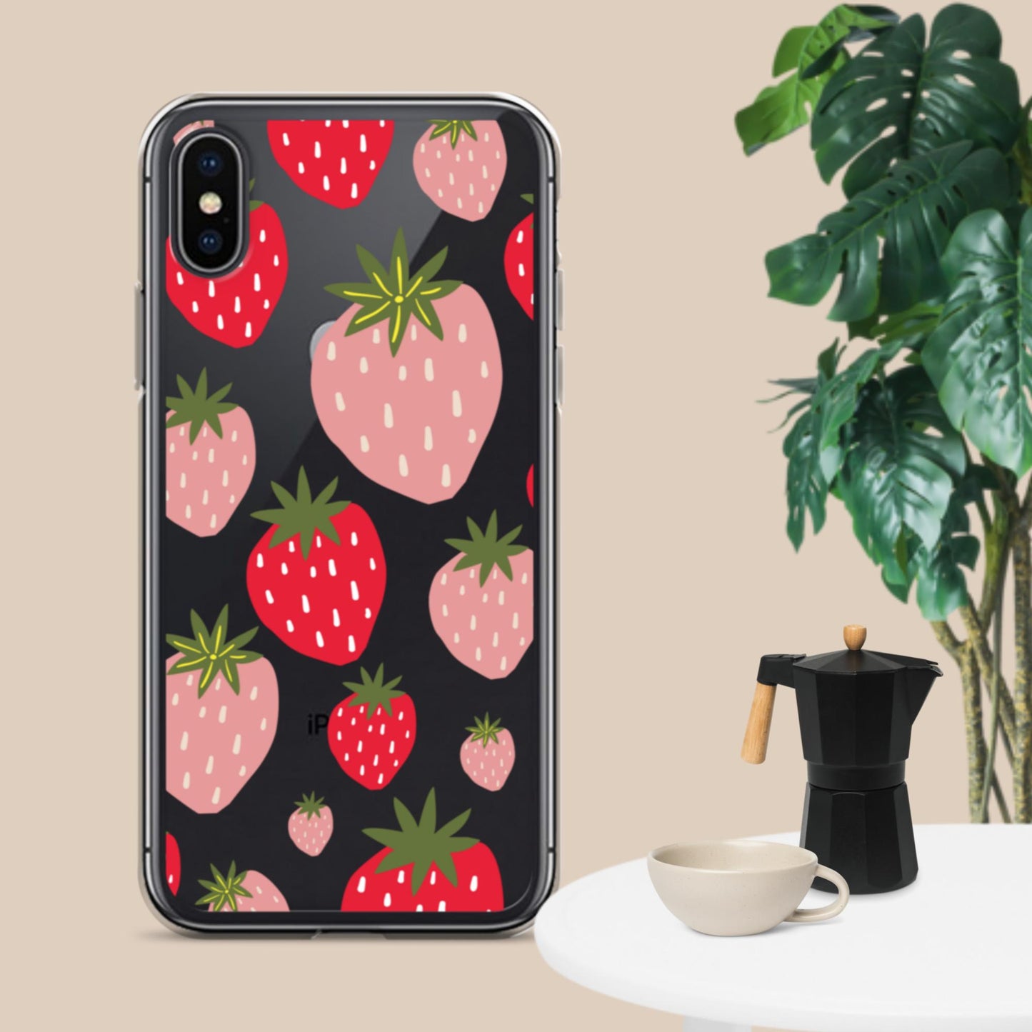 Women's Strawberry Clear Case for iPhone®