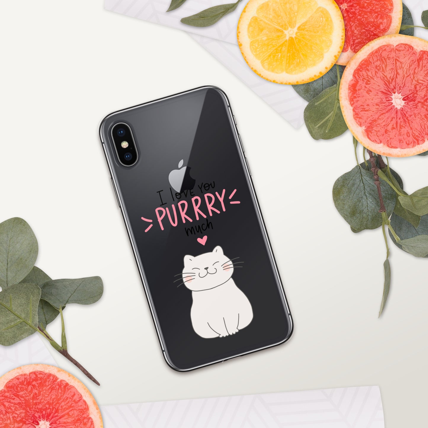 Funny, Cute Cat Clear Case for iPhone®, Perfect Gifts for Cat Lovers