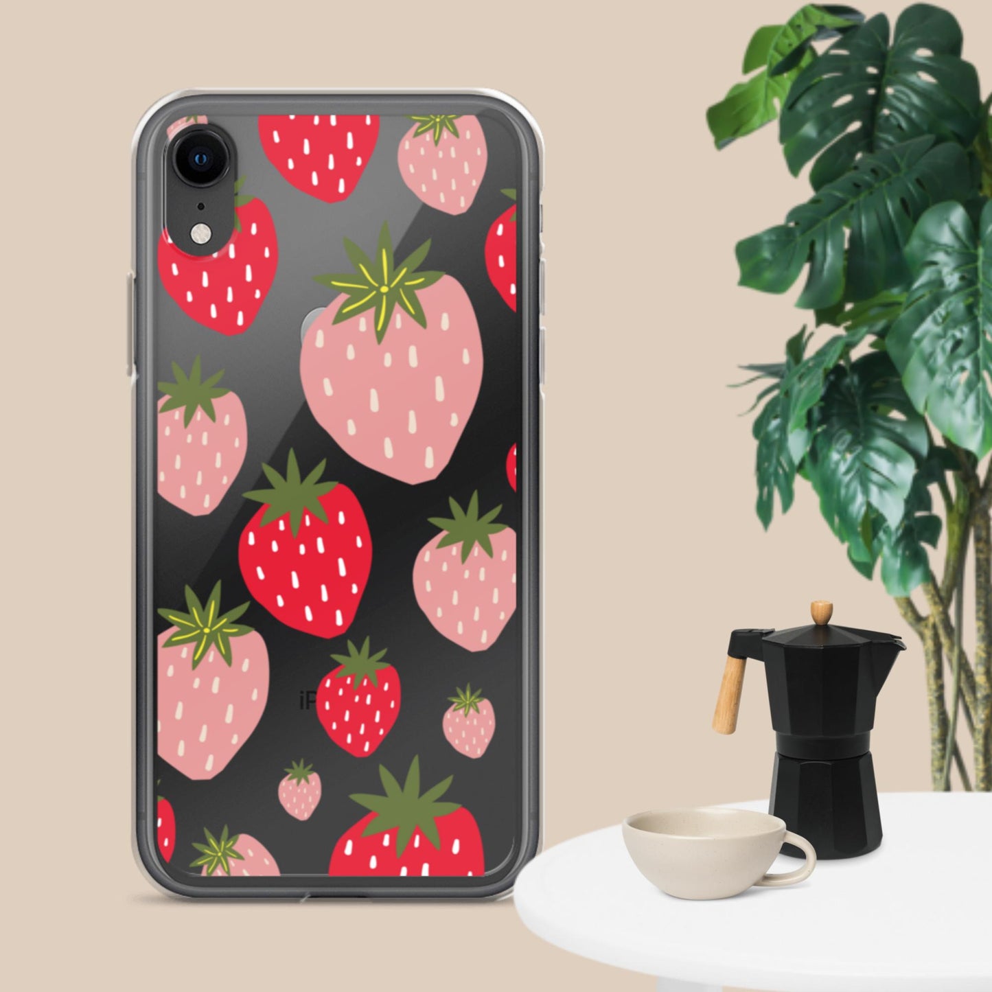 Women's Strawberry Clear Case for iPhone®