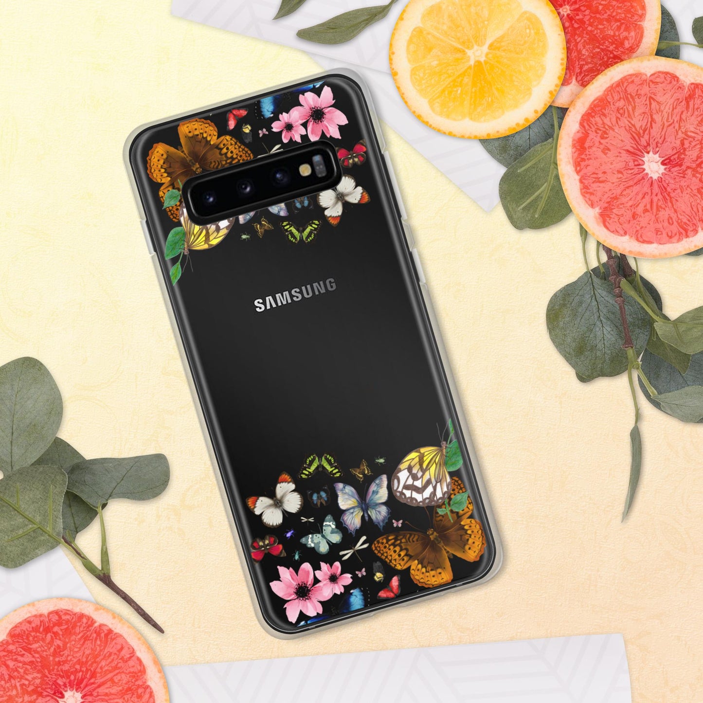 Women's Butterfly Clear Case for Samsung®