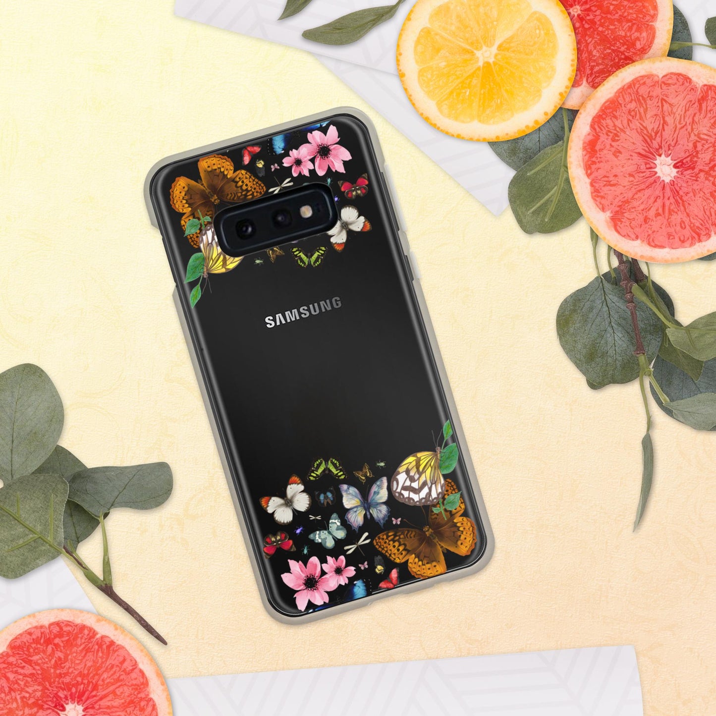 Women's Butterfly Clear Case for Samsung®