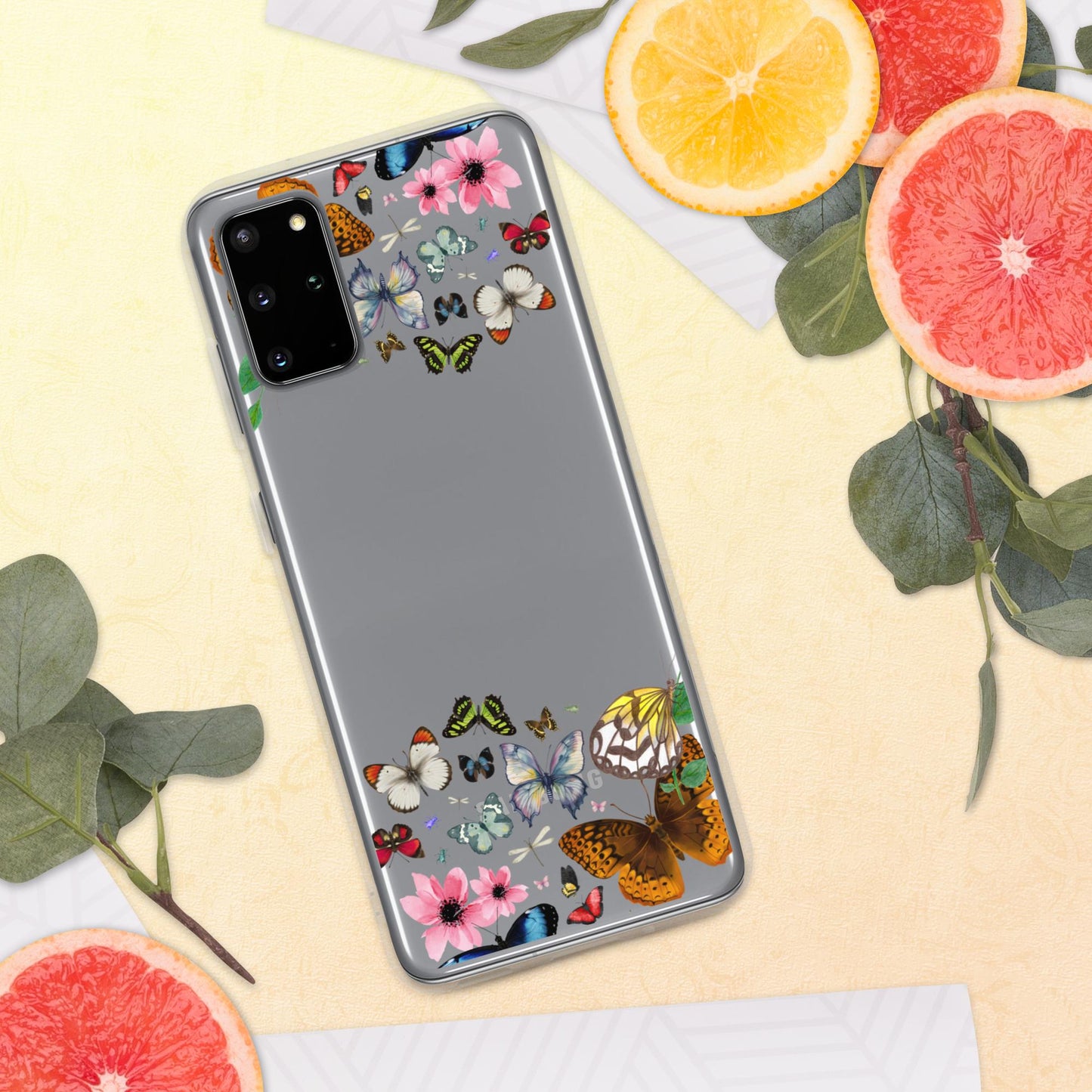 Women's Butterfly Clear Case for Samsung®
