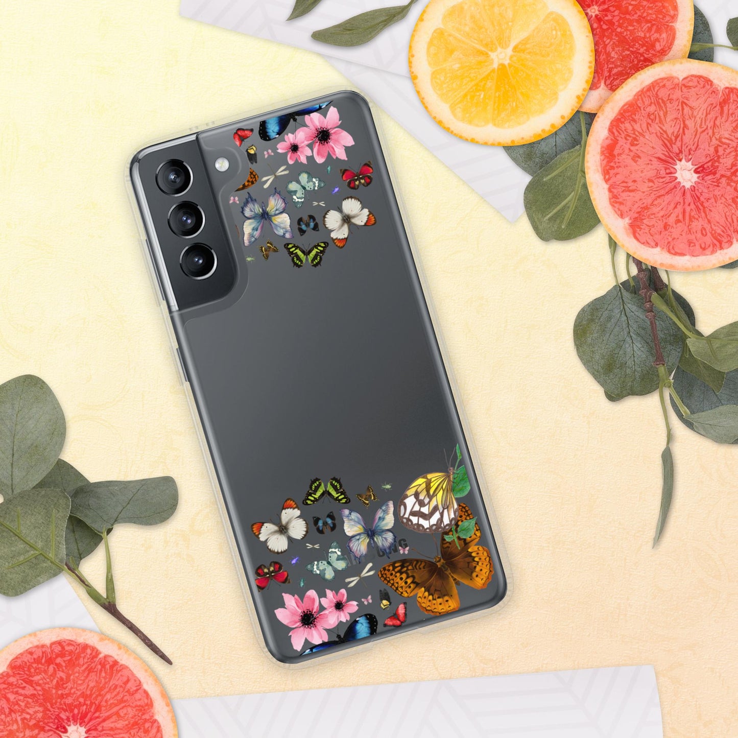 Women's Butterfly Clear Case for Samsung®