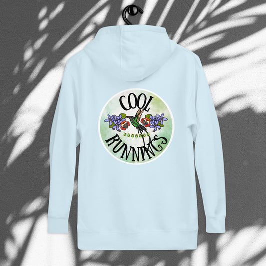 JCR® Unisex Embroidered Front, Graphic Print Hoodie | Cool Runnings