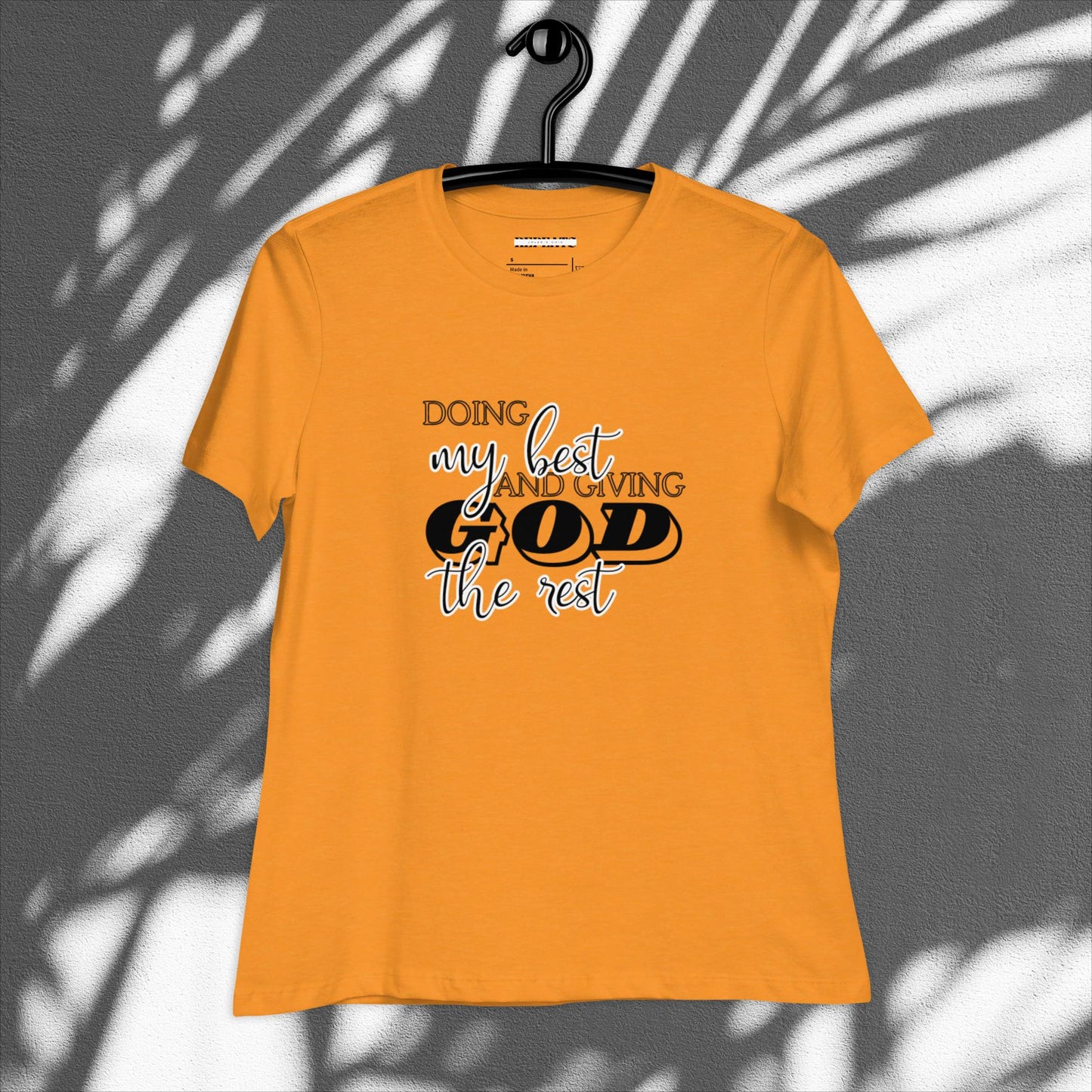 Religious Graphic Print Relaxed T-Shirt