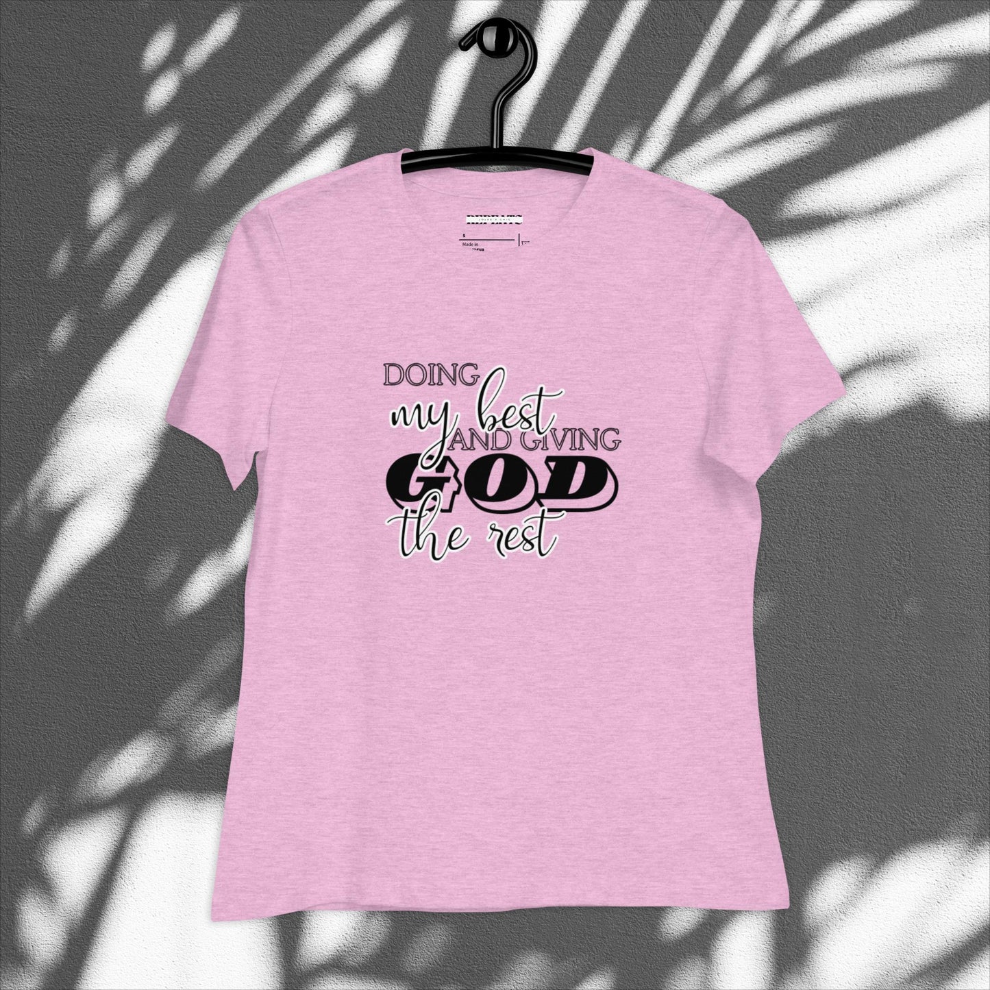 Religious Graphic Print Relaxed T-Shirt