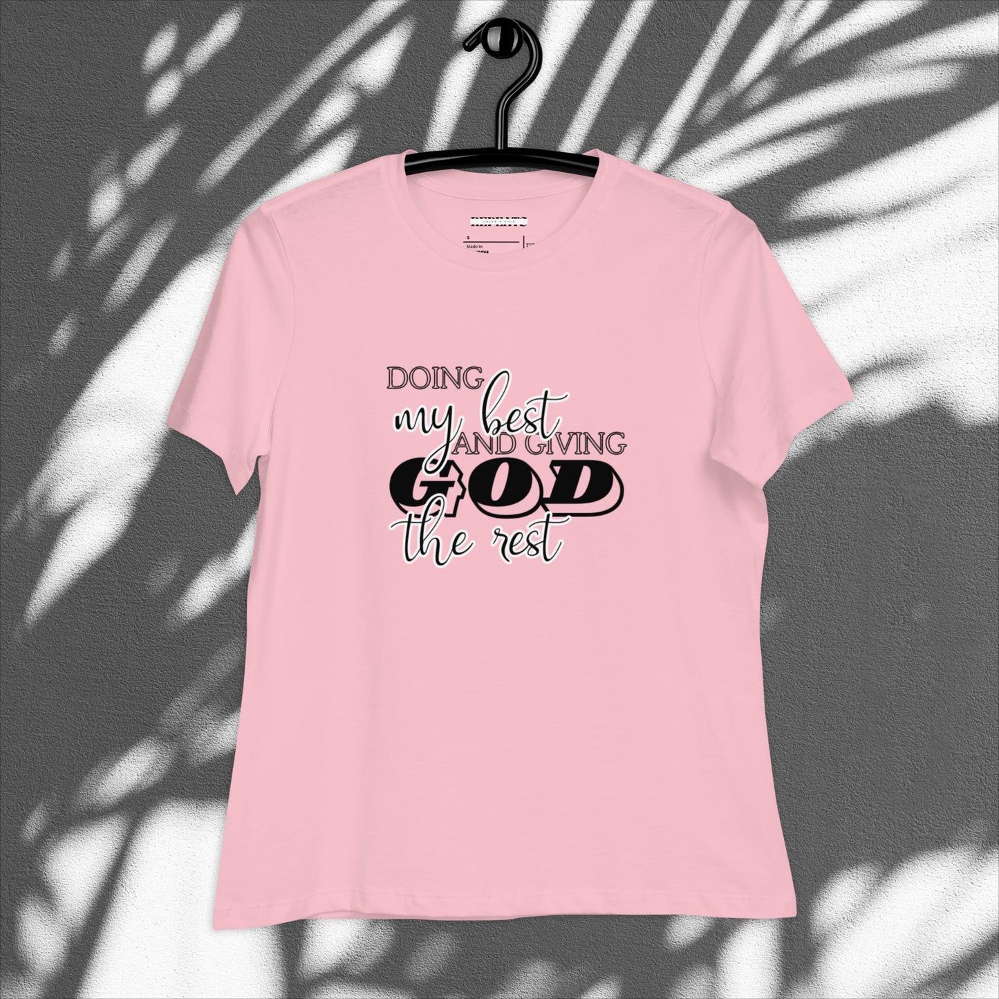Religious Graphic Print Relaxed T-Shirt