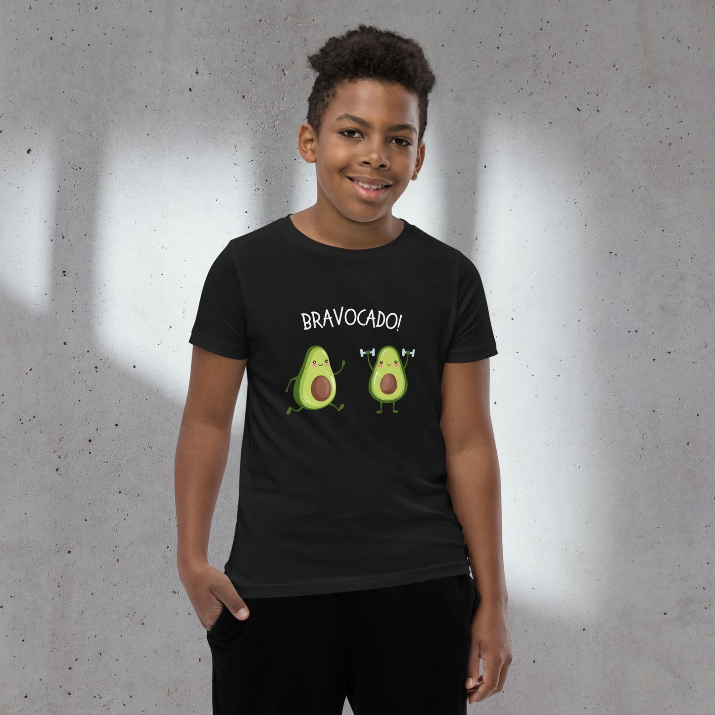Cool Avocado Letter Print Boys Cotton T-Shirt, Casual Lightweight Comfy Short Sleeve Crew Neck, Kids Clothings For Spring