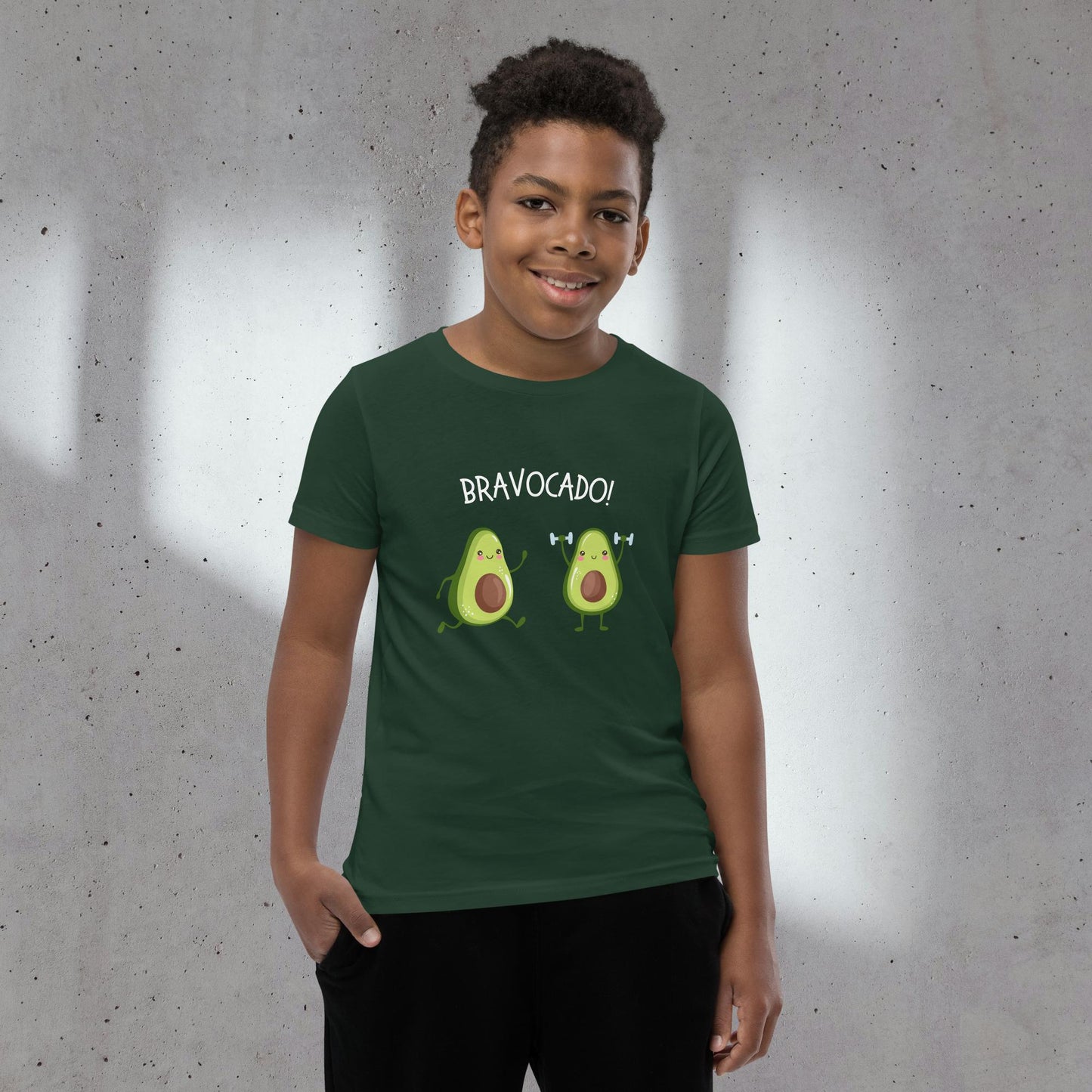 Cool Avocado Letter Print Boys Cotton T-Shirt, Casual Lightweight Comfy Short Sleeve Crew Neck, Kids Clothings For Spring