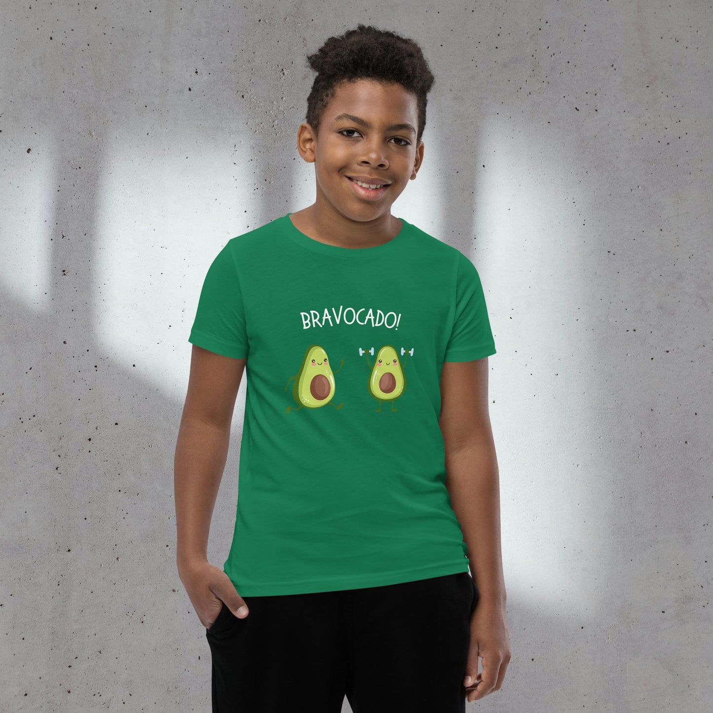 Cool Avocado Letter Print Boys Cotton T-Shirt, Casual Lightweight Comfy Short Sleeve Crew Neck, Kids Clothings For Spring