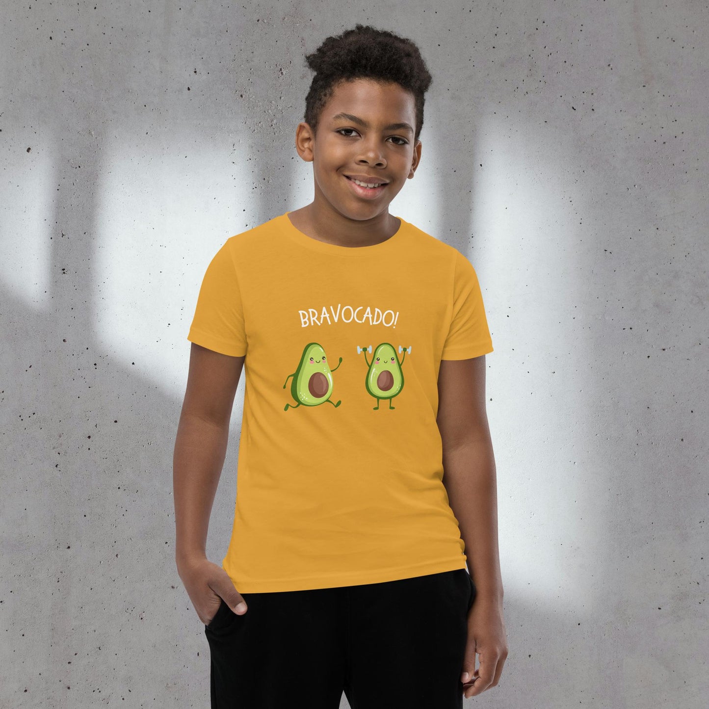 Cool Avocado Letter Print Boys Cotton T-Shirt, Casual Lightweight Comfy Short Sleeve Crew Neck, Kids Clothings For Spring